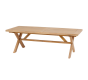 OFFRE SPECIALE : Table de jardin Extensible XENIA ACACIA 12p + 8 Fauteuils PAPOUASIE ACACIA