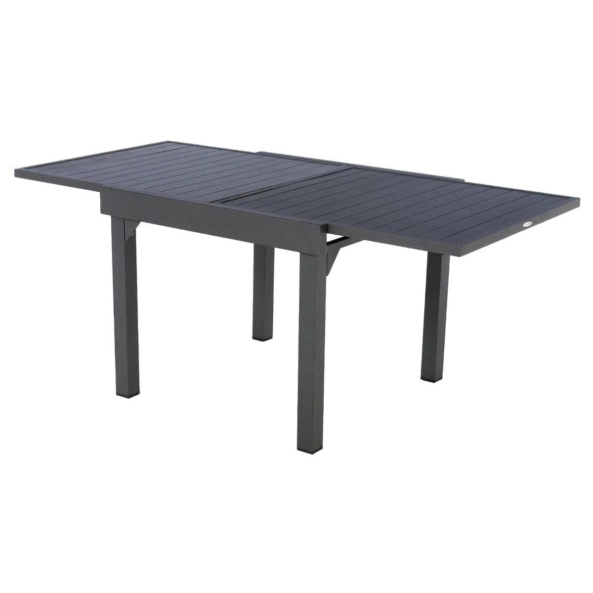 Table de jardin extensible Piazza Graphite Hespéride 8 places