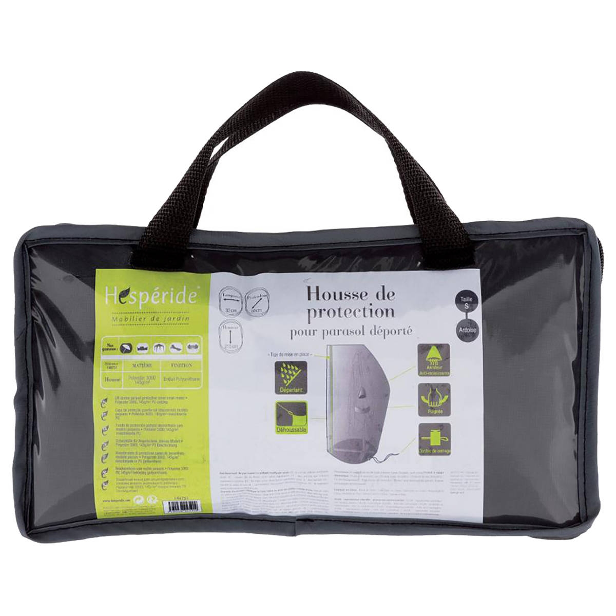 Housse de protection pour parasol déporté N22, avec fermeture à