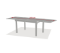 OFFRE SPÉCIALE : Table Extensible Piazza 10 pers Argile + 6 fauteuils Piazza Lin / Argile