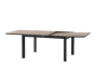 OFFRE SPECIALE : TABLE EXTENSIBLE COULISSANTE EVASION 10P ALU HONEY / GRAPHITE + 6 FAUTEUILS ESSENTIA ANTHRA/GRAPH