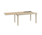 OFFRE SPÉCIALE : Table Extensible Piazza 10 pers Argile + 6 fauteuils Piazza Lin / Argile