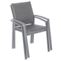 OFFRE SPÉCIALE : Table de jardin extensible Axiome 10 pers + 6 fauteuils Axiome Silex & Quartz 