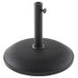 Pied de parasol rond Noir