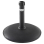 Pied de parasol rond Noir
