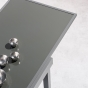 Table de jardin extensible Piazza Anthracite & Graphite 10P