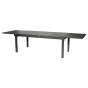 Table de jardin extensible Piazza Graphite 12P