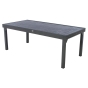 Table de jardin extensible Piazza Graphite 12P