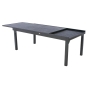 Table de jardin extensible Piazza Graphite 12P