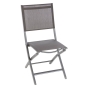Chaise de jardin pliante Essentia Anthracite & Gris