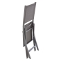 Chaise de jardin pliante Essentia Anthracite & Gris