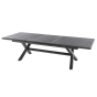 OFFRE SPÉCIALE : Table de jardin extensible Axiome 10 pers + 6 fauteuils Essentia Graphite