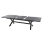 OFFRE SPÉCIALE : Table de jardin extensible Axiome 10 pers + 6 fauteuils Essentia Graphite