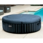 Spa gonflable rond bleu marine 6P