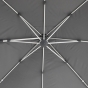 Parasol Décentré Equador 3x3M Ardoise avec LED