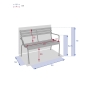 Banc de jardin Greensboro Graphite