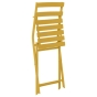 Chaise de jardin pliante Greensboro Moutarde