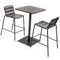 Table haute de jardin Phuket Graphite