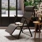 Fauteuil de jardin inclinable Decima Anthracite & Graphite