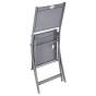 Chaise de jardin pliante Modula Ardoise & Gris quartz