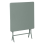 Table de jardin pliante carrée Greensboro Vert olive