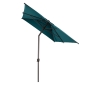 Parasol droit rectangulaire Loompa Bleu canard
