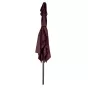 Parasol droit rectangulaire Loompa Bordeaux
