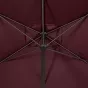 Parasol droit rectangulaire Loompa Bordeaux