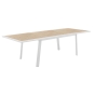 Table de jardin extensible Pavane Lin & Blanc