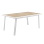 Table de jardin extensible Pavane Lin & Blanc