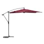 Parasol déporté rond Manoa Bordeaux & Graphite