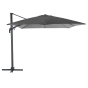 Parasol Décentré Eléa 3x3M Inclinable Olifen Anthracite