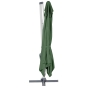 Parasol déporté rectangulaire Équador Vert olive 4x3m