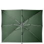 Parasol déporté rectangulaire Équador Vert olive 4x3m