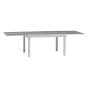 Table de jardin extensible Piazza Gris smoke & Blanc