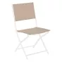 Chaise de jardin pliante Modula Lin & Blanc