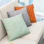 Coussin déco d'extérieur Adiya Ardoise