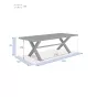 Table Fixe Xenia 10P Acacia