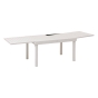 Table Extensible PIAZZA aluminium Argile 10P