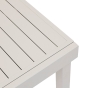 Table Extensible PIAZZA aluminium Argile 10P