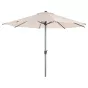 Parasol droit rond inclinable LOOMPA Blé