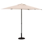 Parasol droit rond inclinable SOYA Blé