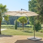 Parasol déporté rond MANOA Blé