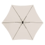 Parasol déporté rond MANOA Blé