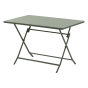 Table de jardin pliante rectangulaire GREENSBORO Vert laurier