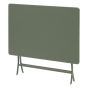 Table de jardin pliante rectangulaire GREENSBORO Vert laurier
