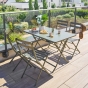 Table de jardin pliante rectangulaire GREENSBORO Vert laurier