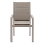 Fauteuil de jardin empilable ALLURE Beige & Avoine