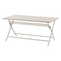 Table de jardin pliante rectangulaire GREENSBORO Argile