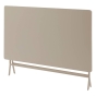 Table de jardin pliante rectangulaire GREENSBORO Argile